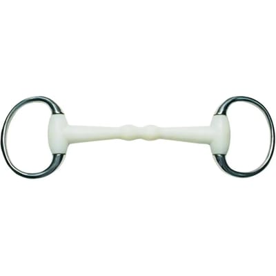 Paard snaffel bitten Weatherbeeta Korsteel Flexi Mullen Mouth