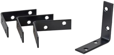 Stoelhoek - 55 mm - Zwart (4 stuks)
