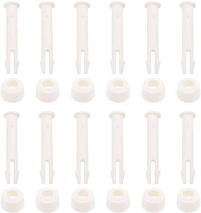 Dailygoody - Plastic Pool Joint Pins - Vervangende Onderdelen - 12 Stuks - Geschikt voor Intex 10-12ft Pools - Eenvoudige Installatie - Duurzaam Mater...