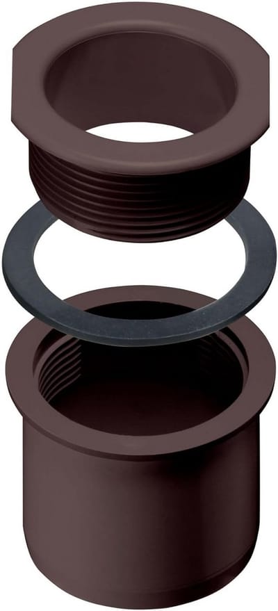 Schroefverbindingsgoot voor regenpijp doosvormig 68/50mm
