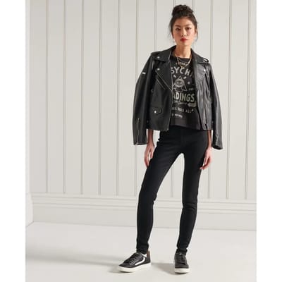 Dames skinny jeans met hoge taille Superdry