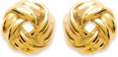 Amanto Oorbellen Freekje L - 925 Zilver Verguld - ∅10mm