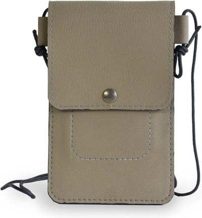 Telefoontasje MOOS - Crossbody - Taupe - Appelleer - Duurzaam