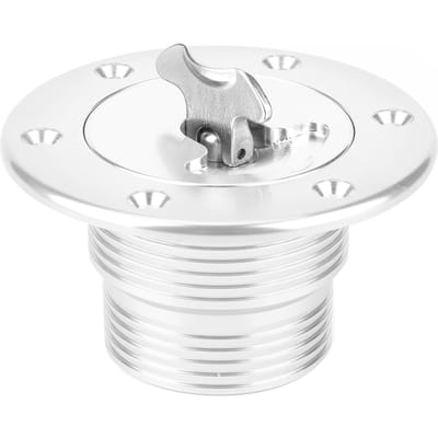 Bouchon de réservoir de surpression pour pile à combustible, diamètre intérieur 43,5 mm, 1,71 po, alliage d'aluminium, montage encastré, ouverture à 6 boulons