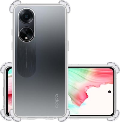 Hoesje - Geschikt voor OPPO A98 - Sterk & Shockproof - Siliconen Case - Back Cover - Telefoon Hoes Shock Proof - Transparant