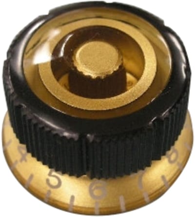 Ibanez Potiknopf Sure Grip III Gold - Gitaaronderdeel