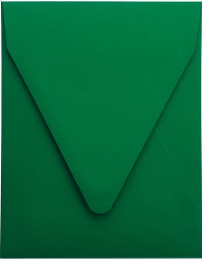 Gladde groene enveloppen A6 - 182 x 134 mm - 25 stuks - NK natgelijmde - 120 gram - Malmero - Netuno