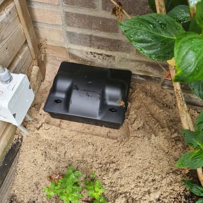 Rattenvoerdoos met rattenklem (Set van 2) - Rattenval - Rattenkist voor binnen en buiten