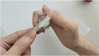 Regenmeter Glas - Vervangingsbuis - Neerslag Meten - Dubbele Schaalverdeling - 14 cm Hoog - Transparant