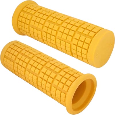 Fietshandvatten Paar - Fietsgrepen Comfort - Fietsen Verbeteren - Antislip Zachte Grip - 22 mm Diameter - Geel