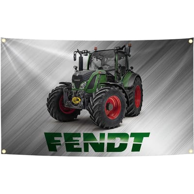 90X150Cm Duitse Landbouwmachines F-Fendts Vlag Wandkleed Polyester Digitale Print Banner Voor Garage Wandkunst Decoratie 60x90cm24x35in black