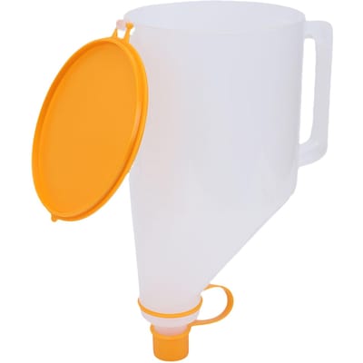 15-delige Motorolie Trechter Kit Lekkagevrij 1,5 Qt Trechter met 14 Adapters voor Meerdere Voertuigmodellen white