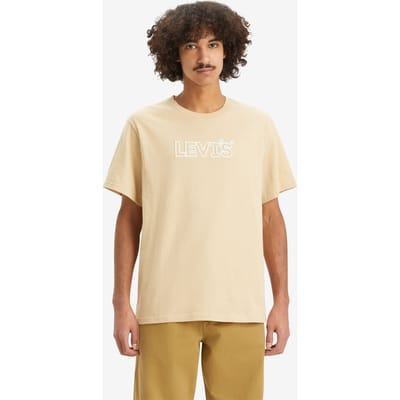 Levi's Ss Relaxed Fit Tee Corded Headline Safar Größe: S | Bedruckte T-Shirts Outlet | Herren