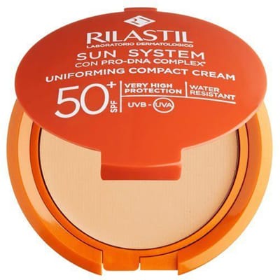Compact foundation - Rilastil - Sun Sys Ppt 50+ - Beige - Hoge dekking - SPF 50 beige