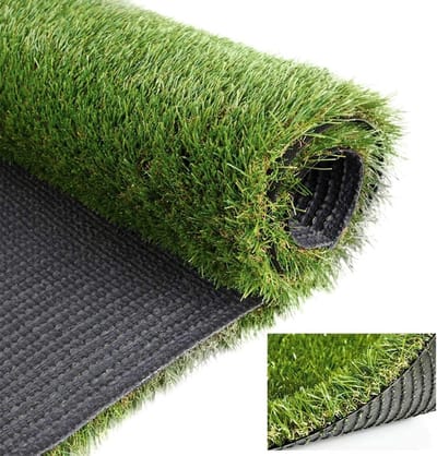 Kunstgras 35mm Dik - Balkon Tapijt - Buiten Decoratie - Onderhoudsvrij - 4 Voet Breed - Groen