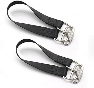 2 stuks 30 cm swing hangkit - Zware ophangbanden met karabijnhaken voor hangmat en schommelstoel