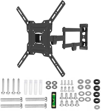 A-PEQ APM-60B Draaibare & Kantelbare TV Muurbeugel 32-65 Inch | Lange Arm 60 cm | Max. 30 kg