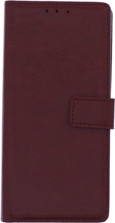 LuxeBass Telefoon Wallet Bookcase voor Samsung Galaxy Note 9-Portemonnee telefoonhoesje voor Bankpassen-Kunstleer-Siliconen Houder-Magnetische sluiten- Bruin - telefoonhoes - gsm hoes - telefoonhoesjes - telefoonhoes - gsm hoes - gsm hoesjes