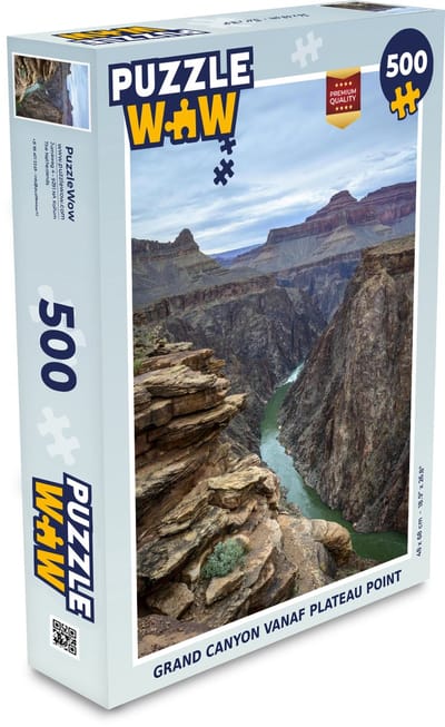 Puzzel Grand Canyon vanaf Plateau Point - Legpuzzel - Puzzel 500 stukjes