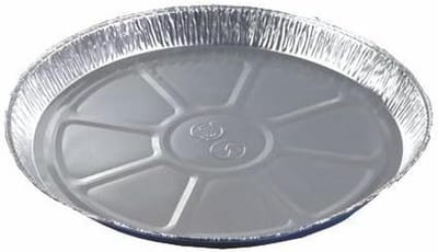 Aluminium ronde bakvormen 27 cm - 2.3 cm hoog - Set van 10 stuks