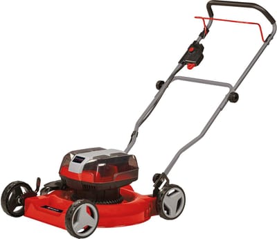 Einhell Accu Grasmaaier GE-CM 36/48 Li M Solo - Power X-Change - 36 V/Li-ion - Maaibreedte: 48 cm - Dubbele Twin-Pack-technologie - Maaihoogte: 25-75 mm - Mulching functie - Excl. accu en lader