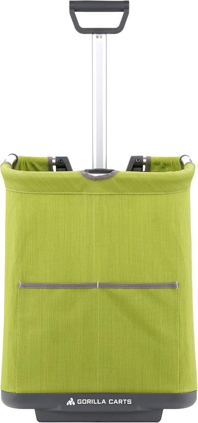 Opvouwbare Tuinwagen met Zachte Zijkanten - 150 lbs Capaciteit, Groen