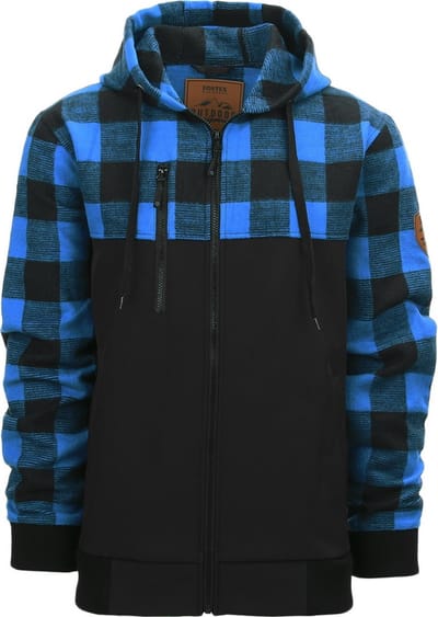 Fostex Garments - Lumbershell Jacket (kleur: Zwart/Blauw / maat: S)