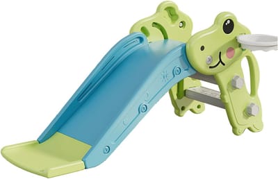 Opvouwbare Glijbaan - Kinder Speeltoestel - Binnen Spelen - Veilig en Stabiel - N.v.t. - Groen