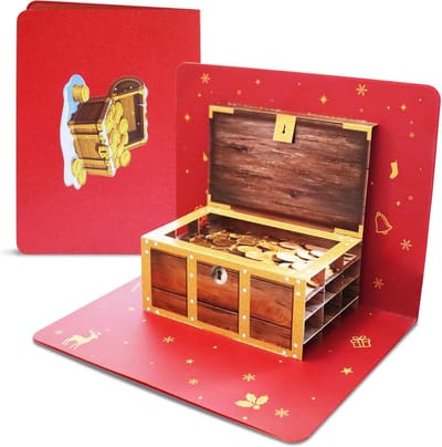 3D Pop-Up Kerstkaarten met Enveloppen, Creatieve Kerstgroeten voor Kinderen, Vrienden en Familie, Perfect voor Cadeaus en Versiering tijdens de Feestdagen