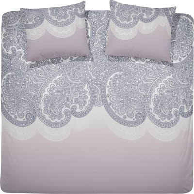 Cinderella Shapur Dekbedovertrek - Katoensatijn - Lits-jumeaux - 260x200/220 cm - Mauve