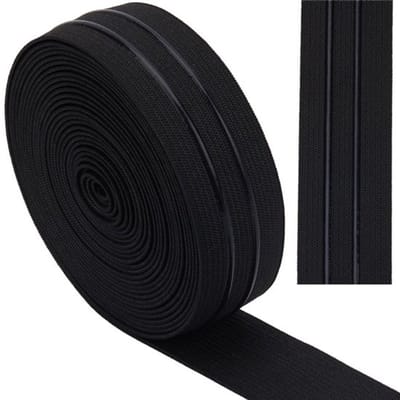 Onf3 - Antislip Elastisch Lint - 30mm Breed - Zwart - Elastische