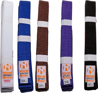 BJJ-banden Nihon voor volwassenen | Zwart (Maat: 340)