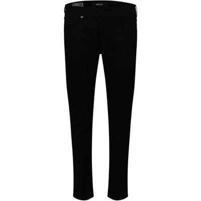 Replay Heren Rechte Jeans (Zwart)