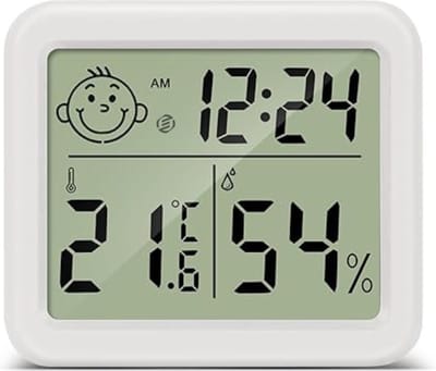 Temperatuurmeter Binnen - Huisthermometer - Weerstation Binnen - Thermometer Binnen Digitaal - Kamer Thermometer - Binnenthermometer - Huisthermometer Binnen - Digitale Thermometer - Binnenshuis
