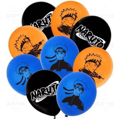 Nieuwe 12 stuks 12-inch Naruto Latex Ballonnen Feestartikelen Videogame Feestballon Ballonnen Kinderverjaardagsfeest Decoraties Cadeau Speelgoed QTY-12pcs