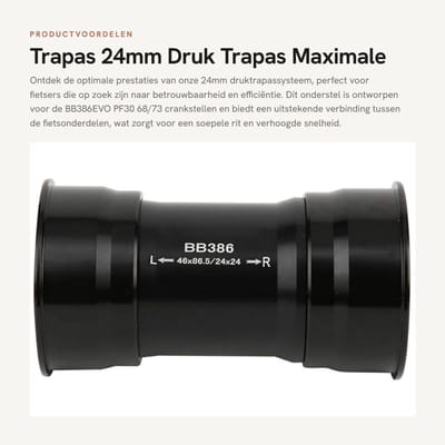 Dailygoods- Trapaskit 24mm - Aluminiumlegering - Trapas 86mmφ46mm