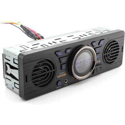 12.0V Auto Secure Digital Geheugenkaart MP3 Audio Elektrische Autoradio Met Luidspreker BT Host Speaker veelkleurig