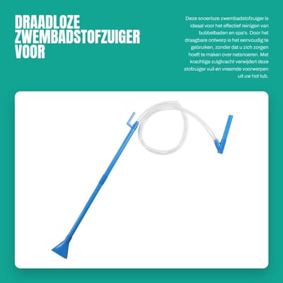 Dailygoods - Draadloze Zwembadstofzuiger voor Bubbelbaden en Spa's