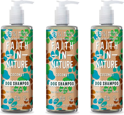 Faith in Nature - Coconut Honden Shampoo - 3 Pak