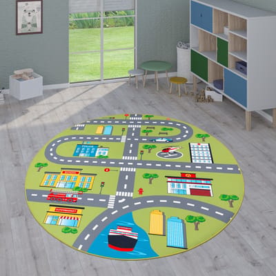 Paco Home Kindertapijt Laagpolige Vloerkleden Voor Kinderkamer Speelkleed Meerkleurig 200 cm Rund