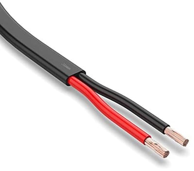 Slangleiding voertuigkabel 2 x 4,0 mm² - 5 meter platte kabel