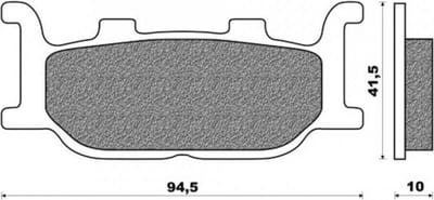 remblok voor Yamaha 250 YP Majesty scooter, 1996 tot 1999, nieuw