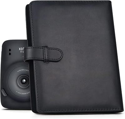 Mini Fotoalbum met 128 Pockets van PU Leer voor Fujifilm Instax Mini en Polaroid Camera's, Kleurvol en Glanzend Fotoalbum voor Directe Afdrukken
