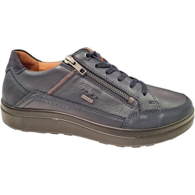 Josef Seibel Blauwe Leren Heren Sneakers - Blauw - 44