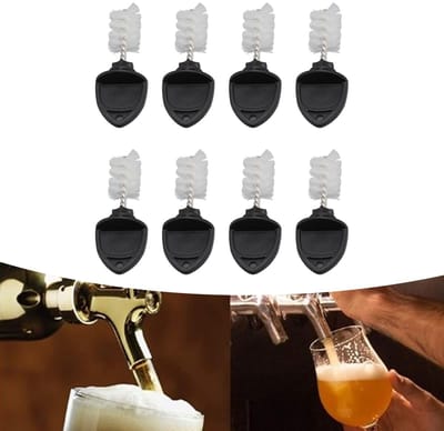 Dailygoody - Bierkraan Tapplug Borstelplug - Reinigingsaccessoire - Geschikt voor alle bierkranen - 30 Stuks - Gemakkelijk in gebruik - Duurzaam mater