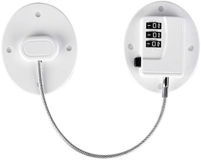 Dailygoods- Koelkast Slot DrieCijferig Wachtwoord - Kinderslot - Antidiefstal - Zelfklevend - Duurzaam - Eenvoudig te Installeren - Veiligheidslot