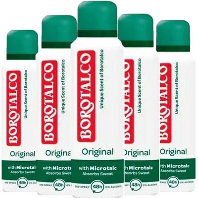 Borotalco - Deo Spray Original - 5 x 150 ml Voordeelverpakking