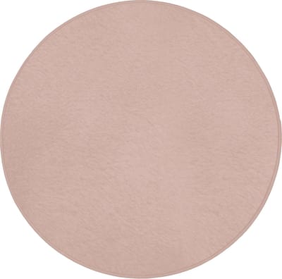 Badmat rond 70x70 cm - Antislip - Roze - Palet - Oud - Effen - Oudroze - Badmatten voor badkamer - Badkamermat - Douchemat - Ronde badkamer mat