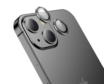 Hoco Camera Lens Protector Geschikt voor iPhone 14 / 14 Plus - Zwart