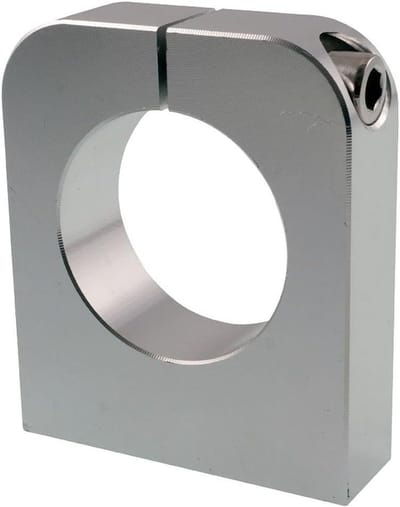 CNC Eurohalsbevestiging - Spindelhouder Aluminium - Machine Montage - Nauwkeurige Boring - 77x65x20 mm - Aluminium